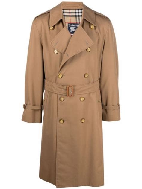 second hand burberry trench coat mens|pre owned burberry trench coat.